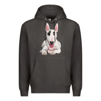 Smoke bull terrier Premium Hoodie - RanaPortraitStore