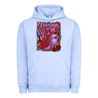 Pigment Grape Ice nursing is a work of heart Urban Hoodie - RanaPortraitStore