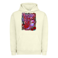 Pigment Pistachio nursing is a work of heart Urban Hoodie - RanaPortraitStore
