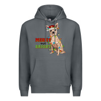 Rock merry and bright chihuahua Premium Hoodie - RanaPortraitStore