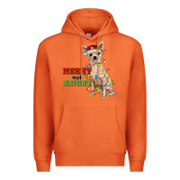 Carrot merry and bright chihuahua Premium Hoodie - RanaPortraitStore