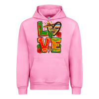 Fuchsia Pink love mexico Urban Hoodie - Zillion Design Studio
