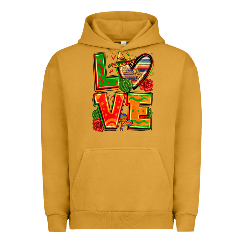 Love Mexico Urban Hoodie by Zillion Design Studio | Teevron