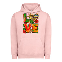 Pigment Salmon love mexico Urban Hoodie - Zillion Design Studio