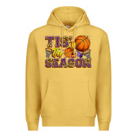 Antique Gold tis' the season basketball Premium Hoodie - Zillion Design Studio