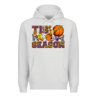 Dove Grey tis' the season basketball Premium Hoodie - Zillion Design Studio