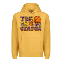 Mustard tis' the season basketball Premium Hoodie - Zillion Design Studio