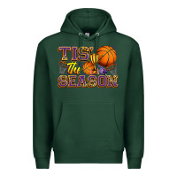 Sports Green tis' the season basketball Premium Hoodie - Zillion Design Studio