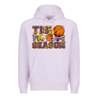 Lilac tis' the season basketball Premium Hoodie - Zillion Design Studio