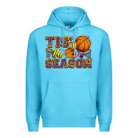 Ocean Blue tis' the season basketball Premium Hoodie - Zillion Design Studio
