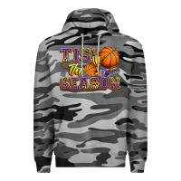 Slate Camo tis' the season basketball Premium Hoodie - Zillion Design Studio