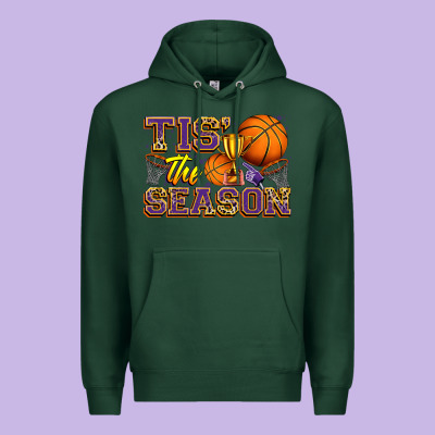 Tis' The Season Basketball Premium Hoodie Designed By Zillion Design Studio