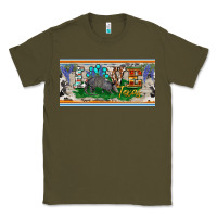 Army Green love texas armadillo license plate Classic Tee - BarkalooDesign