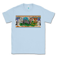 Dusty Blue love texas armadillo license plate Classic Tee - BarkalooDesign