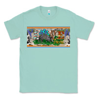 Seafoam love texas armadillo license plate Classic Tee - BarkalooDesign