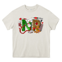Cream christmas nr nurse practitioner nurse Heavy Core Tee - LillyAllenDesigns