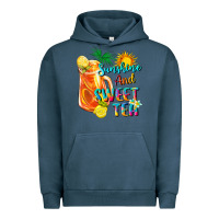 Pigment Midnight Navy sunshine and sweet tea Urban Hoodie - texasbilliewilder