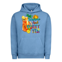 Pigment Pebble Blue sunshine and sweet tea Urban Hoodie - texasbilliewilder