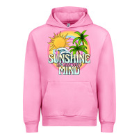 Fuchsia Pink sunshine is on my mind Urban Hoodie - texasbilliewilder