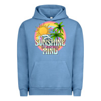 Pigment Pebble Blue sunshine is on my mind Urban Hoodie - texasbilliewilder
