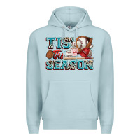 Blue Mist tis' the season baseball Premium Hoodie - Zillion Design Studio