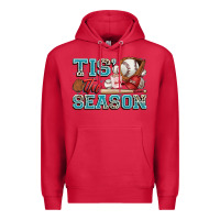 Cardinal tis' the season baseball Premium Hoodie - Zillion Design Studio