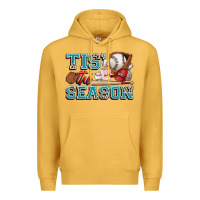 Mustard tis' the season baseball Premium Hoodie - Zillion Design Studio