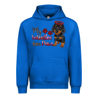 Cobalt my valentine has paws Urban Hoodie - RanaPortraitStore
