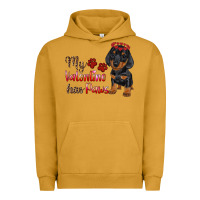 Pigment Peanut Butter my valentine has paws Urban Hoodie - RanaPortraitStore