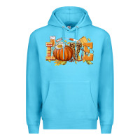 Ocean Blue love nurse fall Premium Hoodie - texasbilliewilder