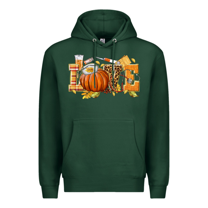 Love Nurse Fall Premium Hoodie by texasbilliewilder | Teevron