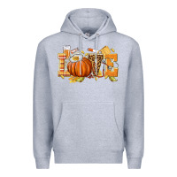 Heather Grey love nurse fall Premium Hoodie - texasbilliewilder