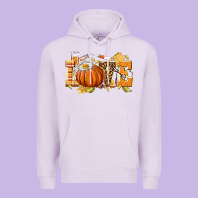 Love Nurse Fall Premium Hoodie Designed By Texasbilliewilder