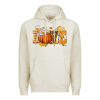 Oatmeal Heather love nurse fall Premium Hoodie - texasbilliewilder