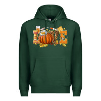 Sports Green love nurse fall Premium Hoodie - texasbilliewilder