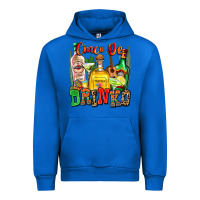 Cobalt cinco de drinko Urban Hoodie - Zillion Design Studio