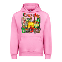 Fuchsia Pink cinco de drinko Urban Hoodie - Zillion Design Studio