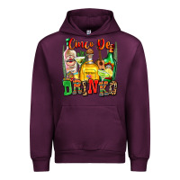Mauve Wine cinco de drinko Urban Hoodie - Zillion Design Studio
