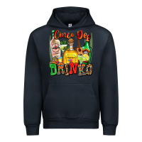 Navy cinco de drinko Urban Hoodie - Zillion Design Studio