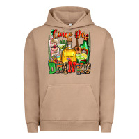 Pigment Burro cinco de drinko Urban Hoodie - Zillion Design Studio