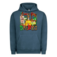 Pigment Midnight Navy cinco de drinko Urban Hoodie - Zillion Design Studio