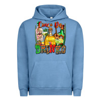 Pigment Pebble Blue cinco de drinko Urban Hoodie - Zillion Design Studio