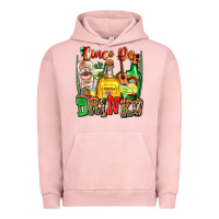 Pigment Salmon cinco de drinko Urban Hoodie - Zillion Design Studio
