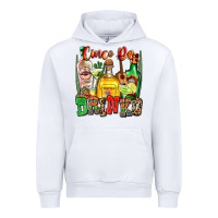 White cinco de drinko Urban Hoodie - Zillion Design Studio