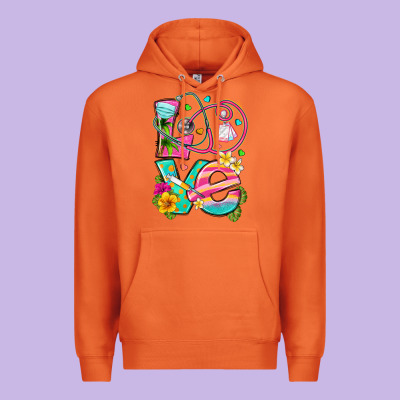 Love Summer Nurse Premium Hoodie Designed By Texasbilliewilder