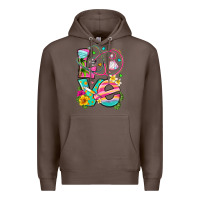 Coffee love summer nurse Premium Hoodie - texasbilliewilder