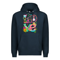Navy love summer nurse Premium Hoodie - texasbilliewilder