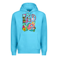 Ocean Blue love summer nurse Premium Hoodie - texasbilliewilder