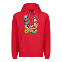 Red love summer nurse Premium Hoodie - texasbilliewilder