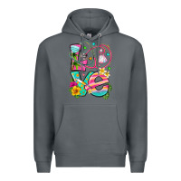 Rock love summer nurse Premium Hoodie - texasbilliewilder
